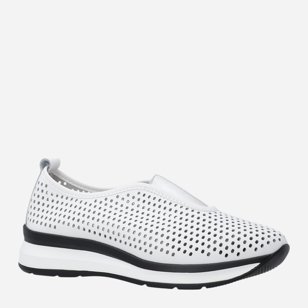 Buty wsuwane damskie skórzane Venezia S090LEWHOSP007 41 (8UK) 26.5 cm Białe (5906140644751) - obraz 2
