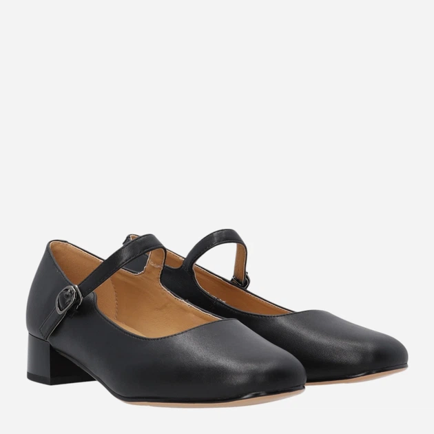 Buty Mary Jane damskie skórzane Venezia S137LEBLOBC007 36 (3UK) 23.5 cm Czarne (5907638015107) - obraz 4