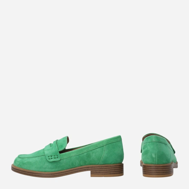 Жіночі лофери зі шкіри Venezia S141SUGROBM007 41 (8UK) 26.5 см Зелені (5906140646847) - зображення 3