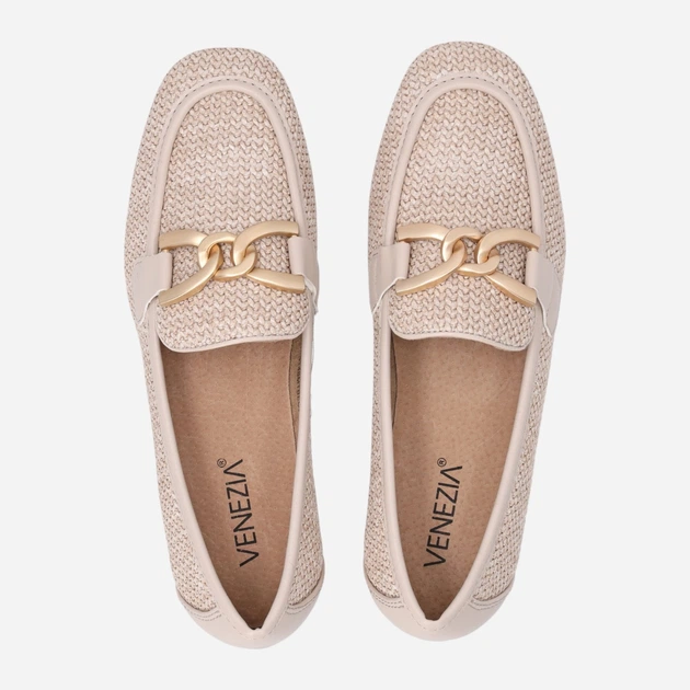 Жіночі сліпери Venezia S148MTBEOBM007 36 (3UK) 23.5 см Бежеві (5906140647035) - зображення 5