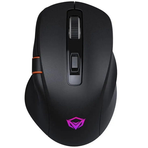 Мышка беспроводная игровая MEETION GW32 |2.4G/Bluetooth, 8000 DPI, 7кн., RGB, 700mAh| Черный - Фото 1 Мышка беспроводная игровая MEETION GW32 |2.4G/Bluetooth, 8000 DPI, 7кн., RGB, 700mAh| Черный - изображение 1