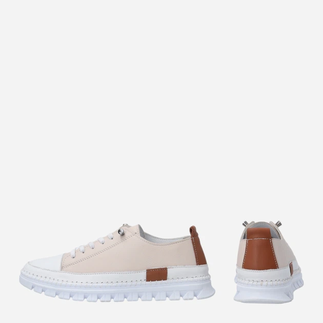 Жіночі туфлі зі шкіри Venezia T004LEBEOSP153 40 (7UK) 26 см Бежеві (5906140772546) - зображення 3