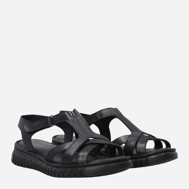 Жіночі сандалії Venezia T019LEBLOBS153 38 (5UK) 24.4 см Чорні (5906140773888) - зображення 4