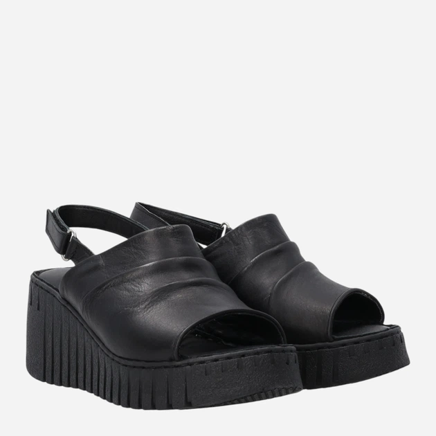 Жіночі сандалії Venezia T021LEBLOBS153 38 (5UK) 24.4 см Чорні (5906140774007) - зображення 4