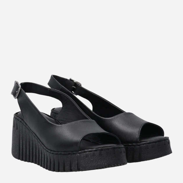 Жіночі сандалії Venezia T031LEBLOBS153 38 (5UK) 24.4 см Чорні (5906140774120) - зображення 4