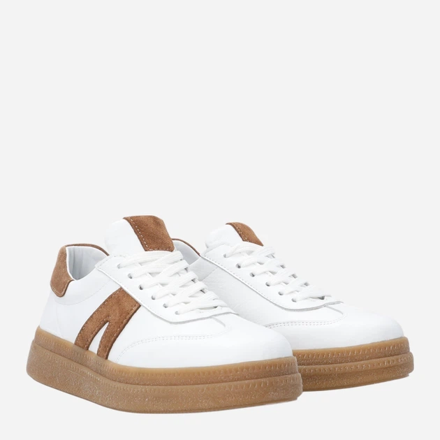 Жіночі снікери Venezia T032LEWHOSP153 40 (7UK) 26 см Білі (5906140774441) - зображення 4