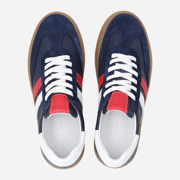 Жіночі кеди низькі Venezia T033LENAOSP153 39 (6UK) 25 см Чорні (5906140774557) - зображення 5