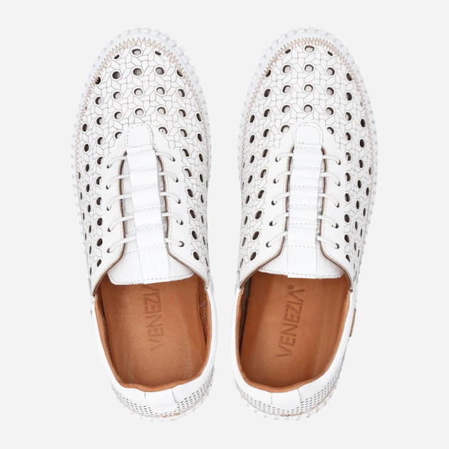Жіночі сліпони Venezia E156LEWHOSP029 37 (4UK) 24 см Білі (5906140885338) - зображення 5