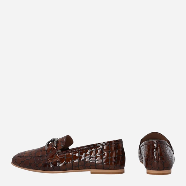 Lordsy damskie lakierowane Venezia Y029CRCUOBM044 36 (3UK) 23.5 cm Brązowe (5906140852248) - obraz 3