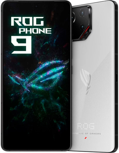 Мобильный телефон ASUS ROG Phone 9 16/512GB Storm White Global - Фото 2 Мобильный телефон ASUS ROG Phone 9 16/512GB Storm White Global - изображение 2