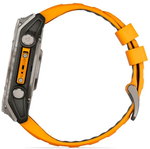 Смарт-часы Garmin fenix 8 51mm AMOLED Sapphire Titanium with Spark Orange and Graphite Silicone Band (010-02905-11) - изображение 10