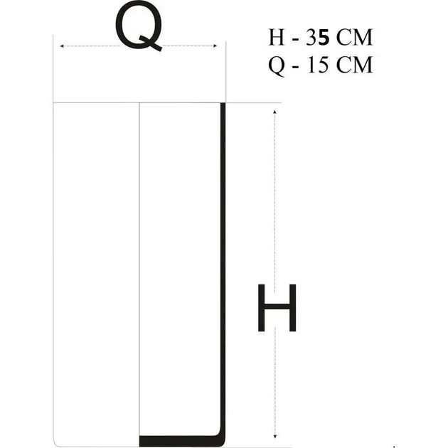 Ваза Sigma стеклянная цилиндр H35 (319B) - изображение 2