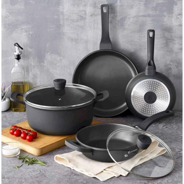 Каструля з кришкою Bergner Retro 24 см BG-30738-NP - зображення 2