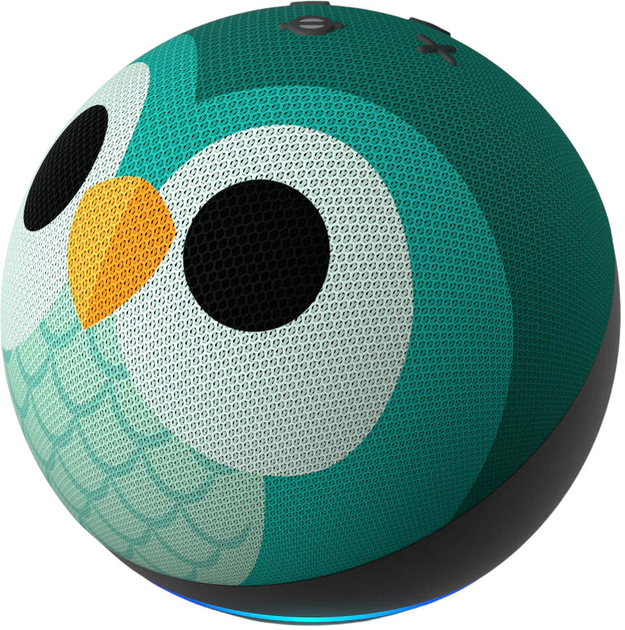 Портативна колонка Amazon Echo Dot Kids 5th Gen Owl (B09L5BG1RF) - зображення 3