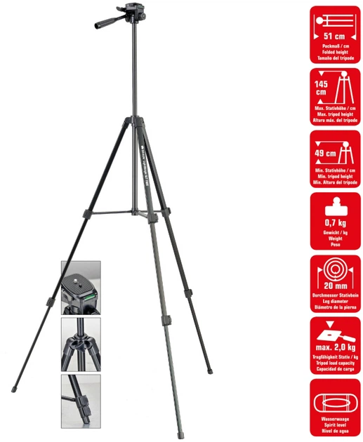 Штатив Braun Lightweight BLT 200S (20426_braun) - зображення 2