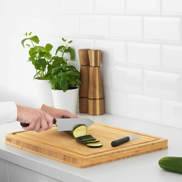 Набор кухонных ножей IKEA FÖRDUBBLA FORDUBBLA универсальный поварской нож из нержавеющей стали 004.367.90 - изображение 4
