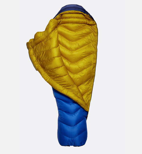 Спальный мешок Rab Neutrino 800 Regular, (-22°C), 185 см - Right Zip, Nightfall Blue (RB QSM-94-NFB-REG-RZ) - изображение 3