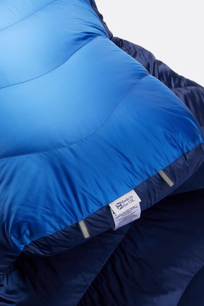 Спальный мешок Rab Neutrino 800 Regular, (-22°C), 185 см - Right Zip, Nightfall Blue (RB QSM-94-NFB-REG-RZ) - изображение 5