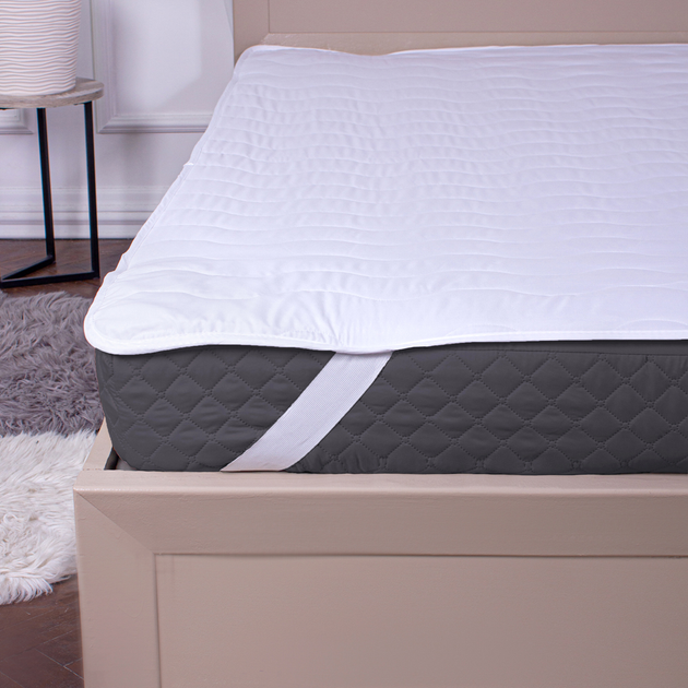 Наматрацник MirSon Eco Light №1718 Cotton Air-line на резинці по кутках White 80x160 см від Rozetka на платформі USKIDKA Акція на Наматрацник MirSon Eco Light №1718 Cotton Air-line на резинці по кутках White 80x160 см від Rozetka