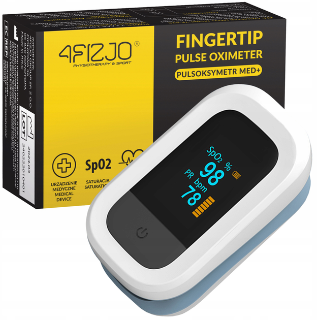 Пульсоксиметр 4FIZJO MED+ (P-5905973402071) - зображення 1