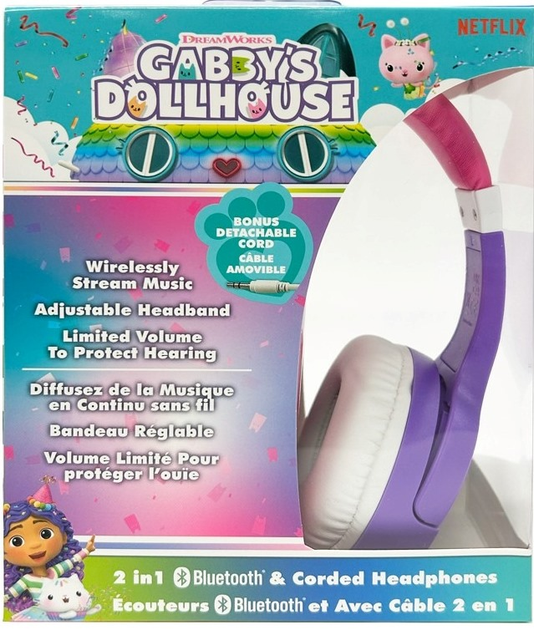 Навушники Gabby's Dollhouse Бездротові Bluetooth (0819559025156) - зображення 5