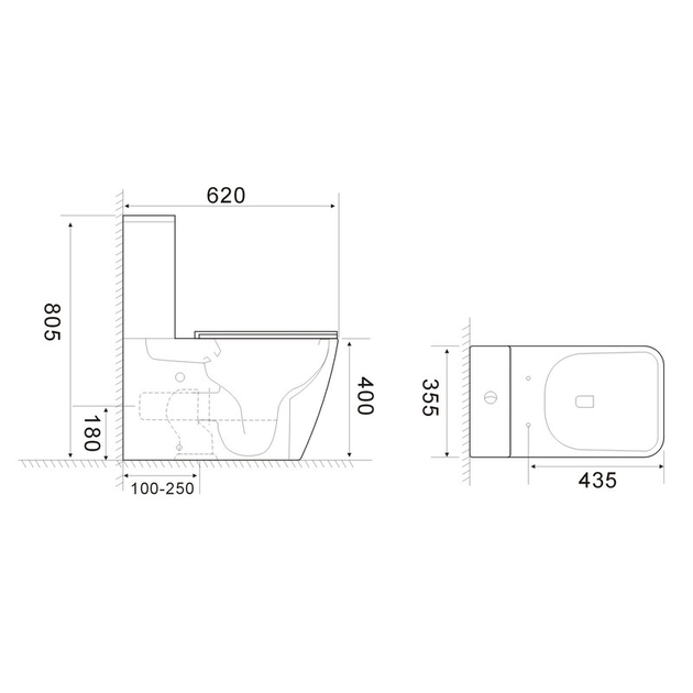 umi Купити Інсталяція KollerPool AQUA LINE + підвісний унітаз
