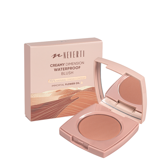 Рум'яна водостійкі компактні Neverti Creamy Dimension Waterproof Blush 6 г (NP203), 001 Frosted Pink Світло-рожеві - Фото 1 Рум'яна водостійкі компактні Neverti Creamy Dimension Waterproof Blush 6 г (NP203), 001 Frosted Pink Світло-рожеві - зображення 1
