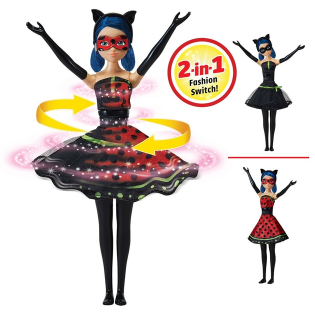 Lalka Miraculous Fashion Hero Switch 26 cm (60-50414) (0043377504146) - obraz 3