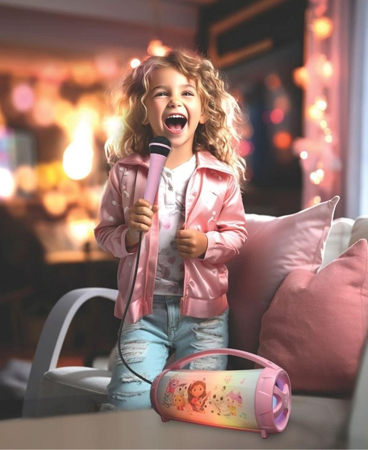 Lalka Bobas Lexibook Gabby’s Dollhouse przenośny głośnik i wbudowany mikrofon (BTP585GDHZ) (3380743108315) - obraz 5