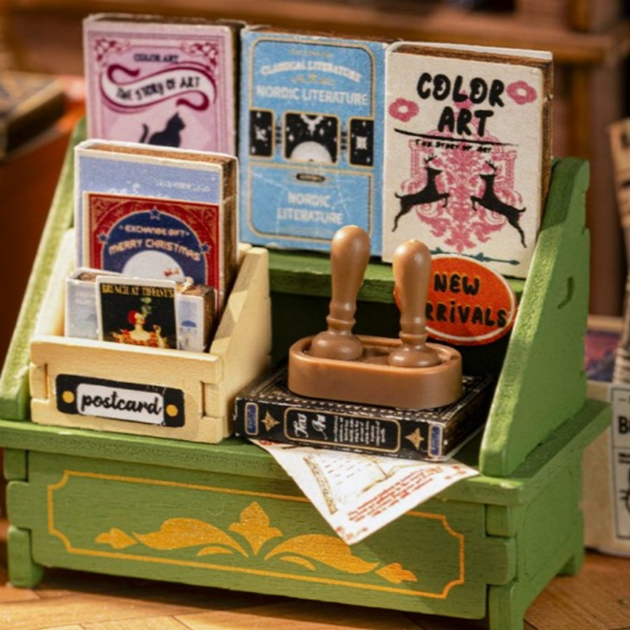 Składane klocki Robotime DIY The Muse Bookshop DS040 (6946785121278) - obraz 4