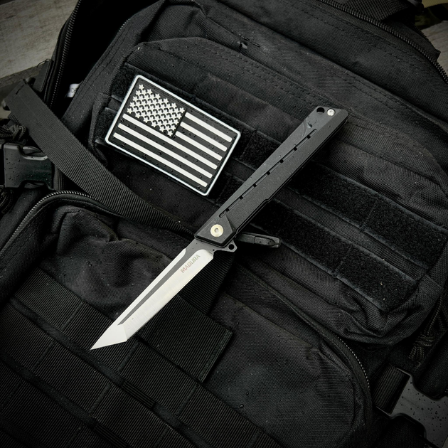 Ніж Складний Magura G5 Black Tanto J024 - зображення 1