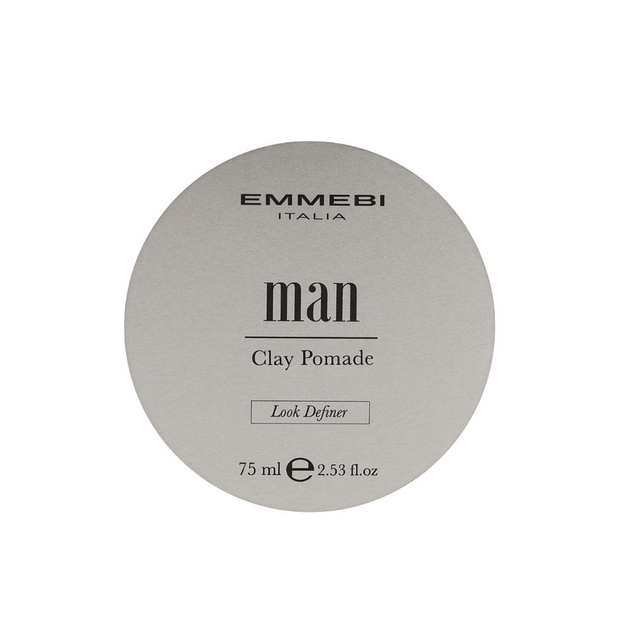 Помада глиняна для волосся Emmebi Italia Man Clay Pomade 75 мл - изображение 1