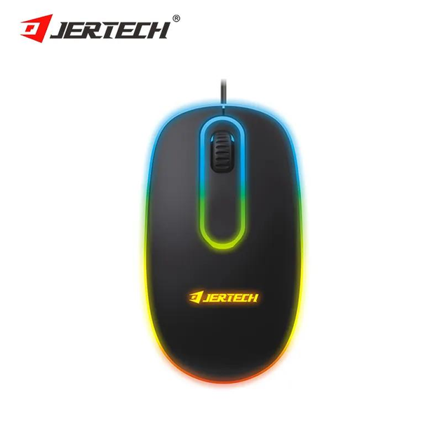 Ігрова дротова миша Jertech M500 DESTROY 4800 DPI 3 кнопки RGB - изображение 2