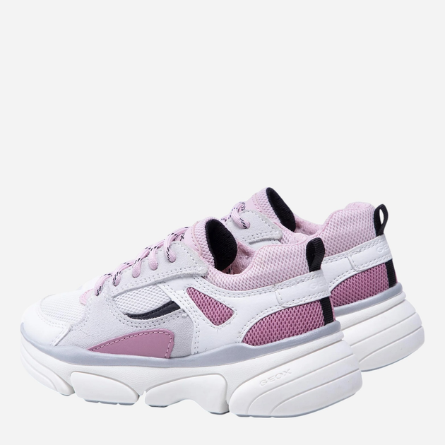Buty sportowe dziecięce dla dziewczynki Geox J02BGD01422-C0674 34 Białe (8050036031013) - obraz 4