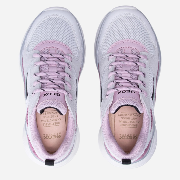 Buty sportowe dziecięce dla dziewczynki Geox J02BGD01422-C0674 34 Białe (8050036031013) - obraz 5