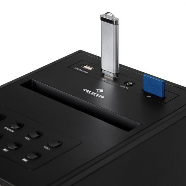 Колонка акустична Auna Karaboom 100 Bluetooth/USB/SD 10032105 - зображення 6