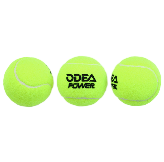 М'яч для великого тенісу 3шт ODEA POWER (гума, мелтон, у вакуумній упаковці, салатовий) - изображение 8