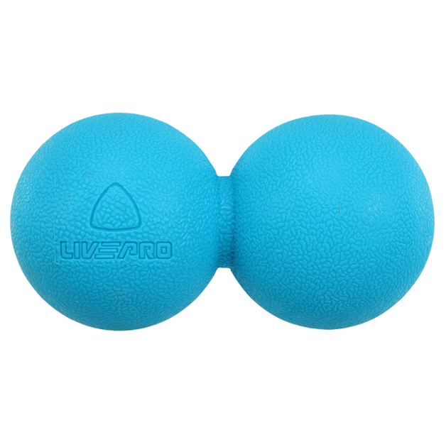 М'яч кінезіологічний подвійний Duoball (міні валик) LiveUp LP8502 (TPR, розмір 14х6,5см, синій) - Фото 4 М'яч кінезіологічний подвійний Duoball (міні валик) LiveUp LP8502 (TPR, розмір 14х6,5см, синій) - изображение 4