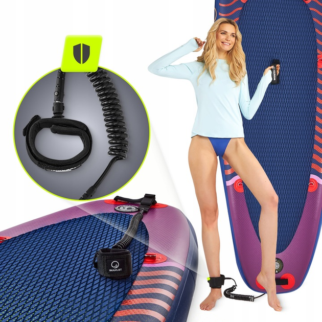 Надувна SUP дошка TSUNAMI 350 см з веслом Wave (P-5907739314246) - зображення 5
