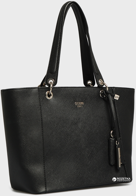 Guess kamryn tote on sale black