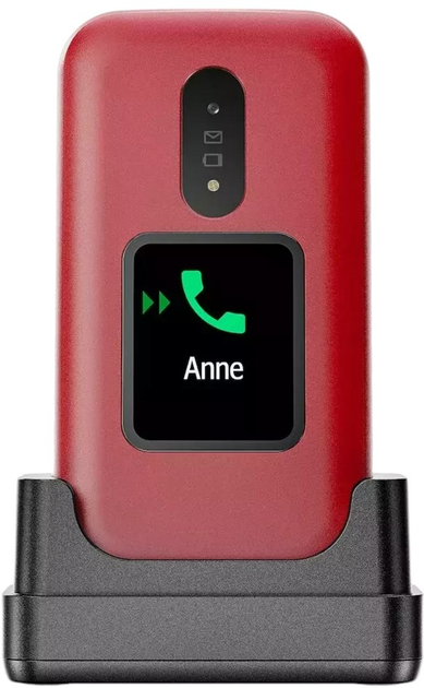 Telefon komórkowy Doro 2880 4G Red (7322460087166) - obraz 5