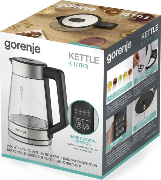 Електрочайник Gorenje K17TRG - зображення 6