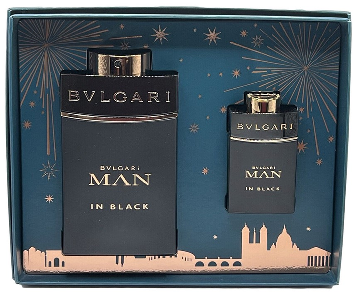 Набір для чоловіків Bvlgari Man in Black Парфумована вода 100 мл + Мініатюра 15 мл (783320421136) - зображення 3