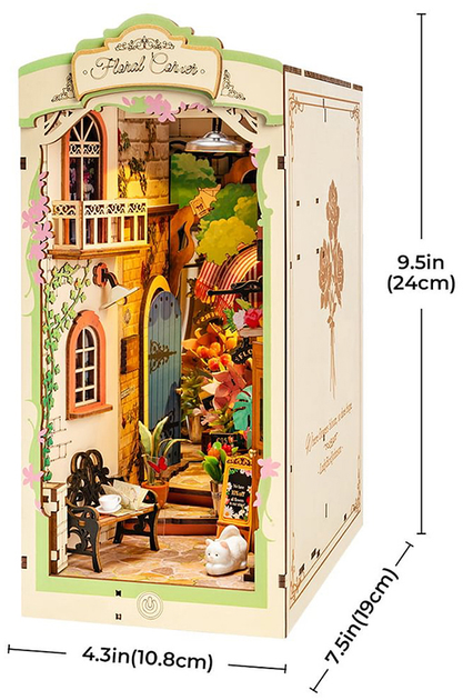 Składane klocki Robotime DIY Floral Corner TGB09 (6946785121292) - obraz 3