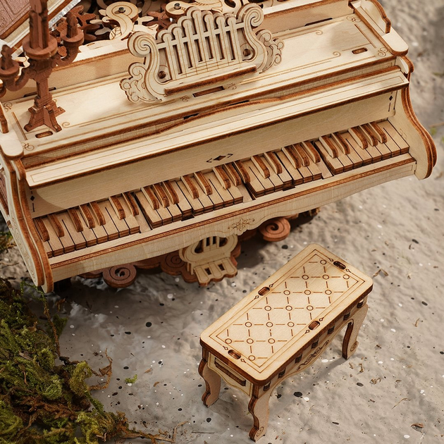 Składane klocki Robotime DIY Magic piano AMK81 (6946785119305) - obraz 4