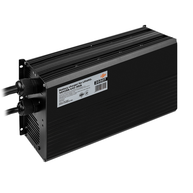 Зарядное устройство для аккумуляторов LiFePO4 48V (58.4V)-30A-1440W-LED - изображение 3
