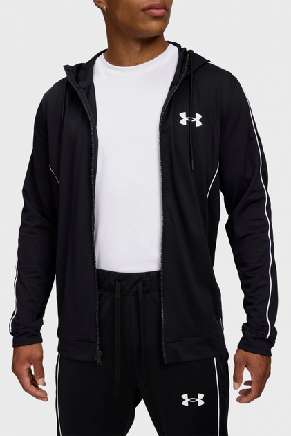 Спортивний костюм Under Armour UA EMEA Tracksuit Novelty M Чорний 1390152-001 - Фото 3 Спортивний костюм Under Armour UA EMEA Tracksuit Novelty M Чорний 1390152-001 - зображення 3