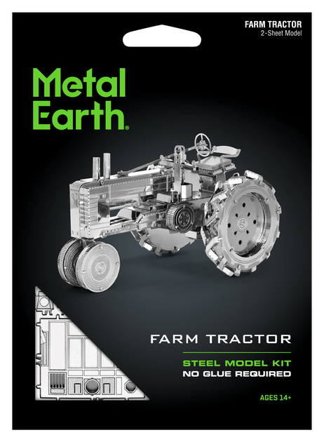 Металлический 3D конструктор "Трактор", Metal Earth, MMS052 - изображение 7