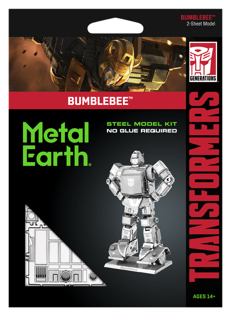 Металлический 3D конструктор "Bumblebee Transformers", Metal Earth, MMS301 - изображение 6