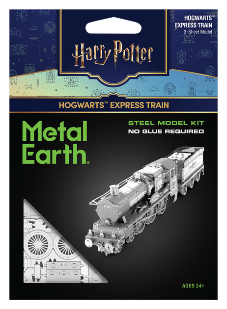 Металлический 3D конструктор Fascinations Metal Earth Экспресс поезд Хогвартс Harry Potter (MMS440) - изображение 7